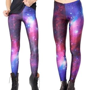 BlackMilk Galaxy Purple Leggings 🚀👾